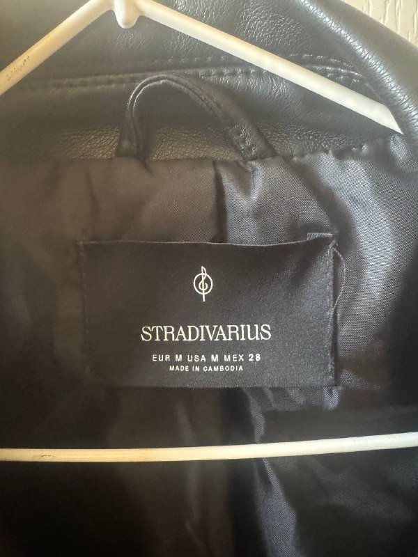 Кожаная куртка Stradivarius размер М 2