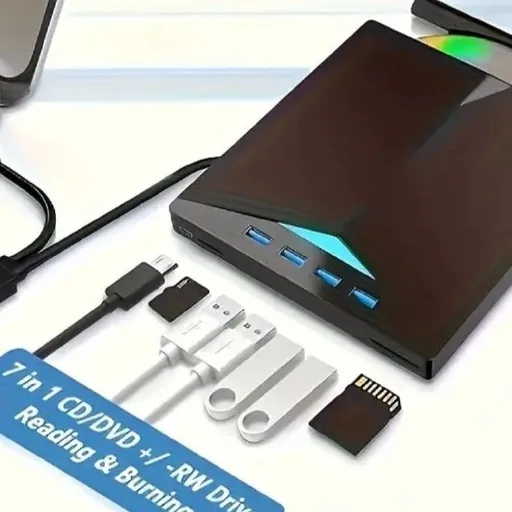 Внешний CD/DVD привод, USB 3.0 Type-C Hub