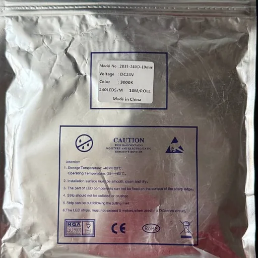 LED лента 10 м жёлтая
