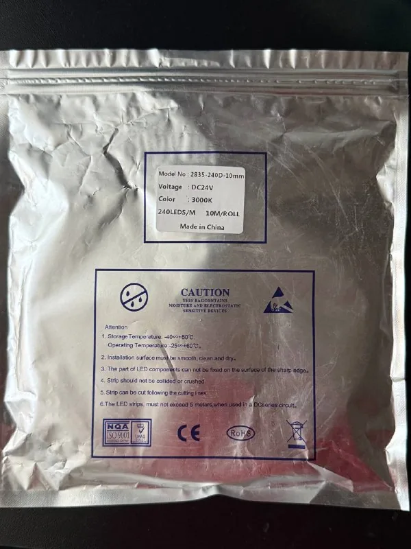 LED лента 10 м жёлтая 1
