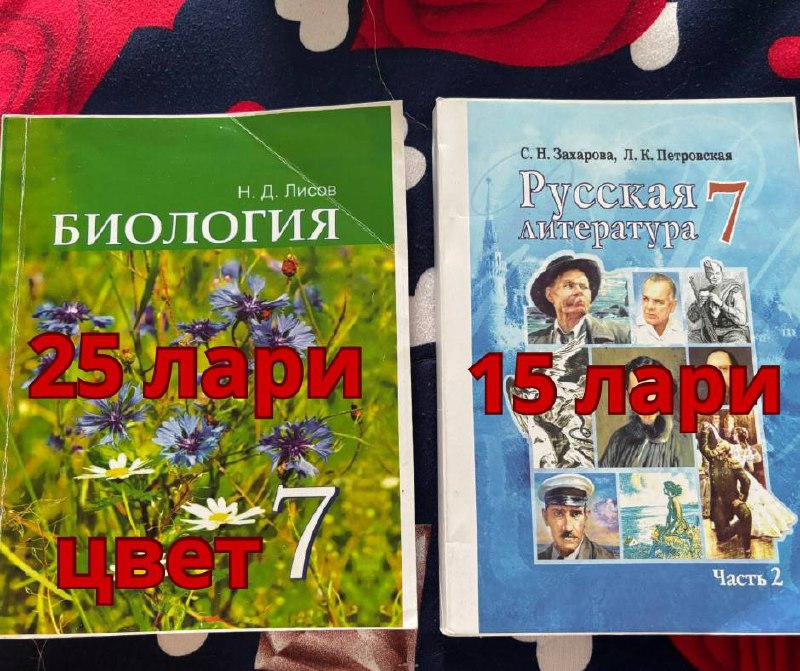 Учебники 7 класс STEMLAB, Математика, Информатика, Русский язык, Алгебра, Биология, Литература 2