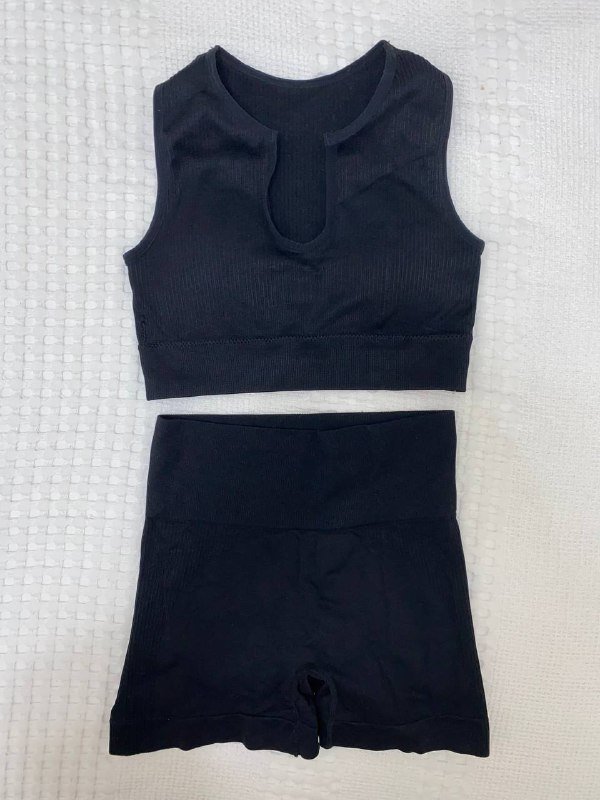 Фитнес костюм, шорты, велосипедки S 4