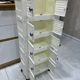 Пластиковый модульный комод с дверцами 3