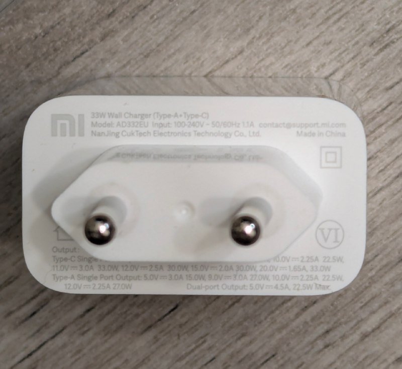 Блок питания Xiaomi Mi w33 Wall charger 4