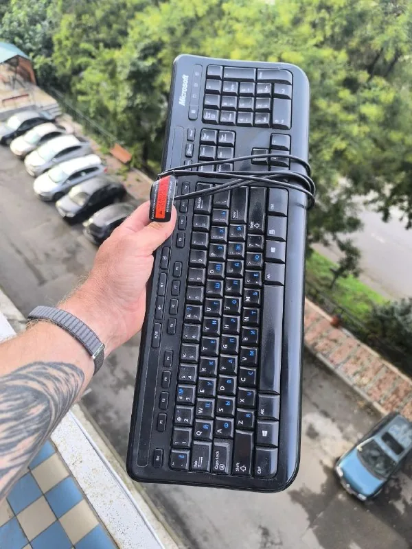 Клавиатура Microsoft Wired Keyboard 600 1