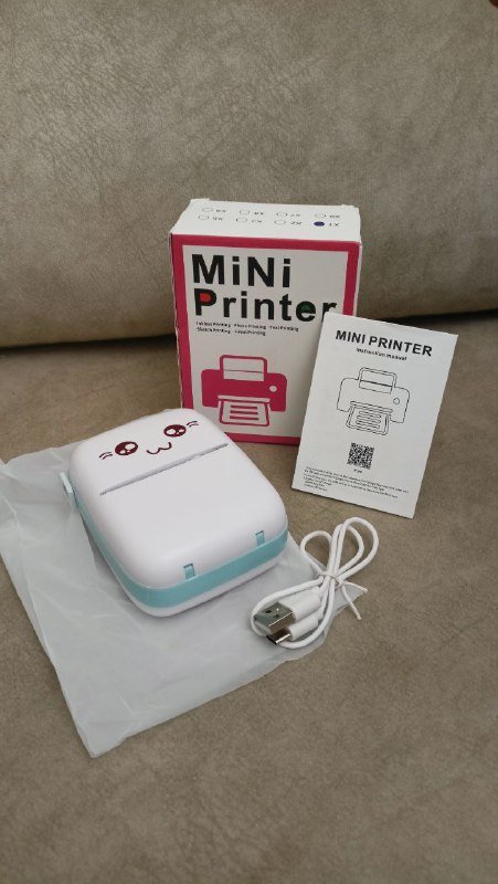 Фотоаппарат чековой печать бежевый 2