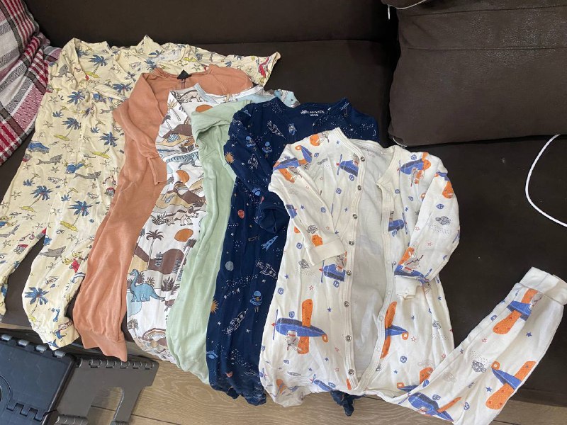 Пижамы детские 7 шт, 1,5-3 года