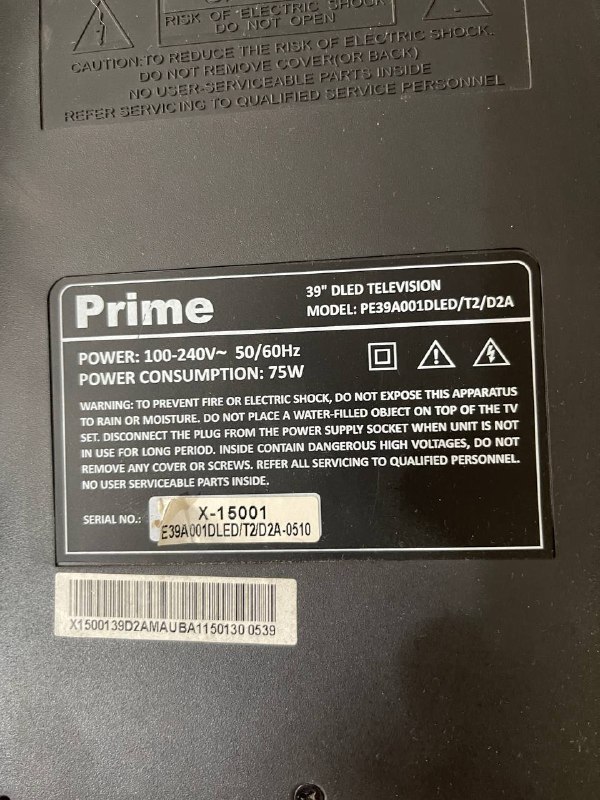 Телевизор 39 дюймов Prime 2