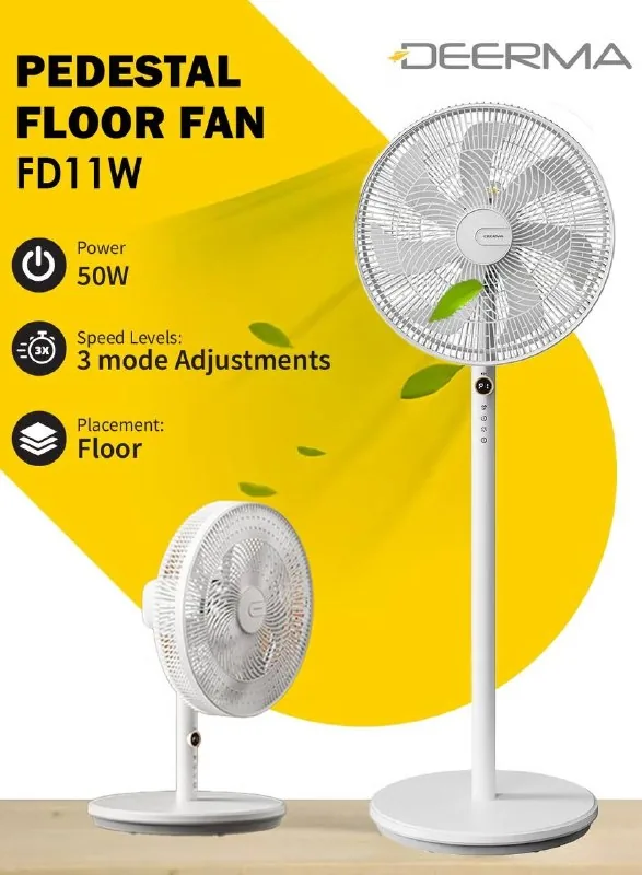 Напольный вентилятор Deerma FD15W