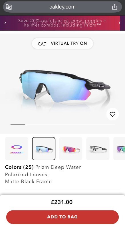 Солнцезащитные очки Oakley Radar EV Path 5