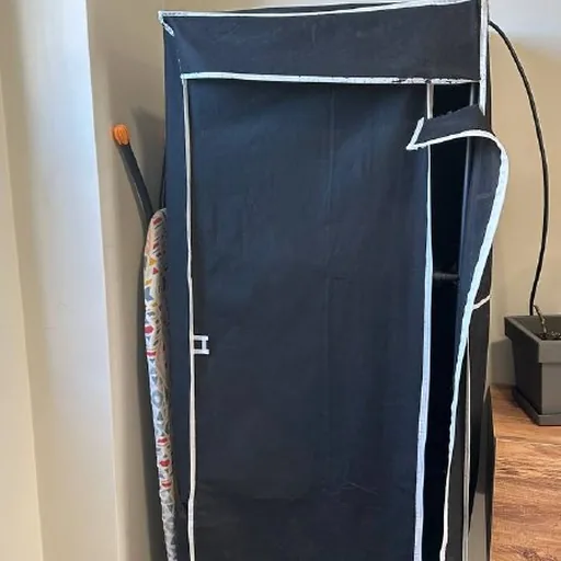 Two shelving units