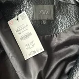 Zara faux leather jacket XS 4