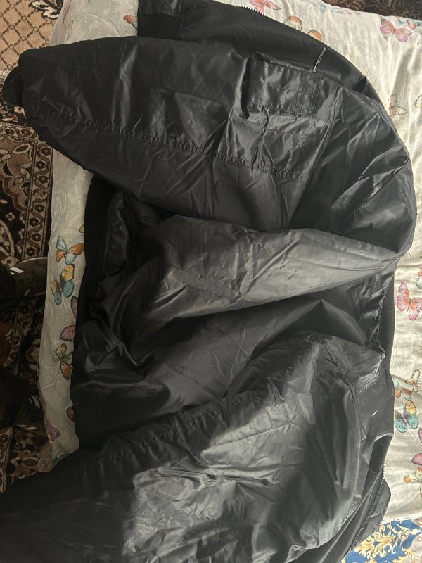 Зимний мужской бомбер черный новый теплый 3