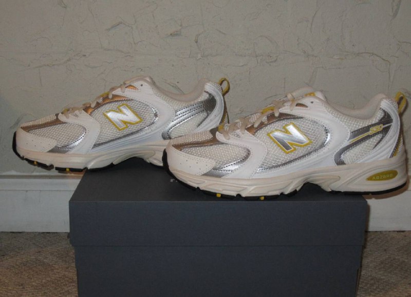 New Balance 530 White Sea Salt Yellow 44-44,5 размер 3
