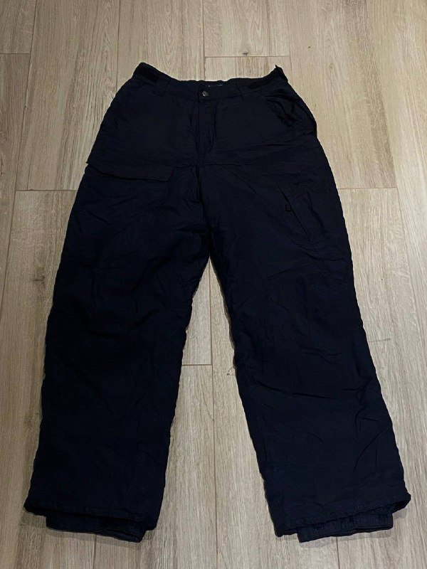 Черные лыжные штаны XL