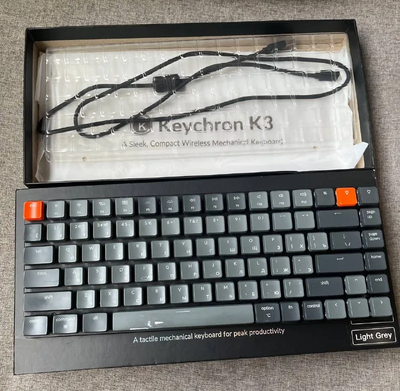 Механическая клавиатура Keychron K3 Ultra-slim Wireless 1