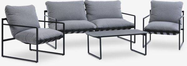Лоундж-сет для сада на 4 персоны