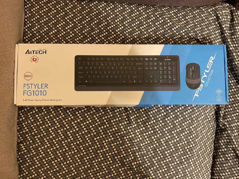 Беспроводная клавиатура и мышка A4Tech