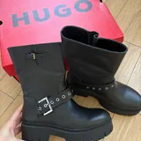 HUGO biker boots, Topshop biker boots 5