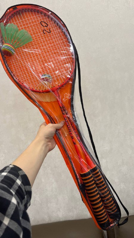 бадминтон набор из ракеток и воланчика