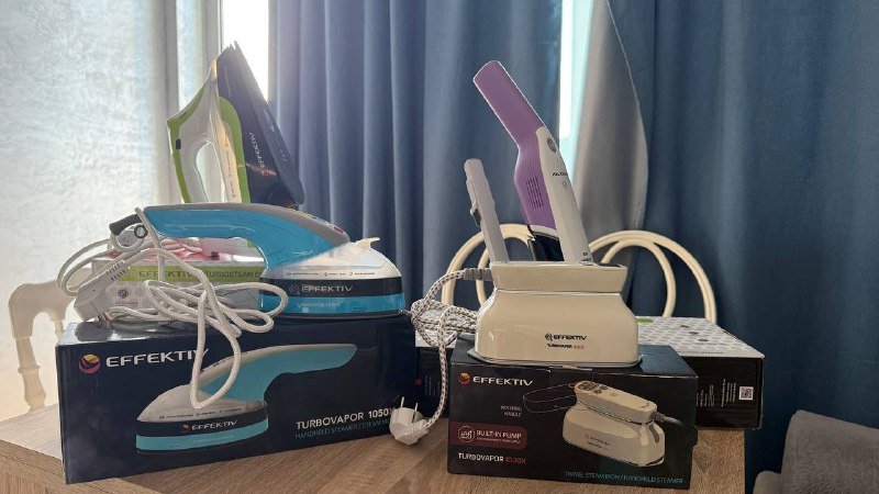 Утюги с парогенератором, отпариватели, авто пылесос