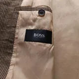 Винтажный коричневый пиджак Hugo Boss 4