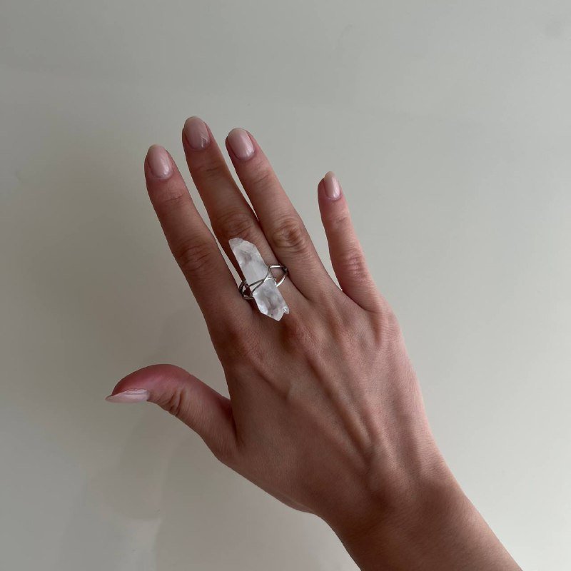 Колечко с кристаллом