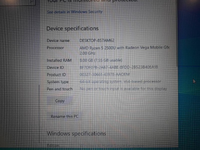 Ноутбук Lenovo IdeaPad 330-15ARR Ryzen 5 8GB SSD 250GB 3