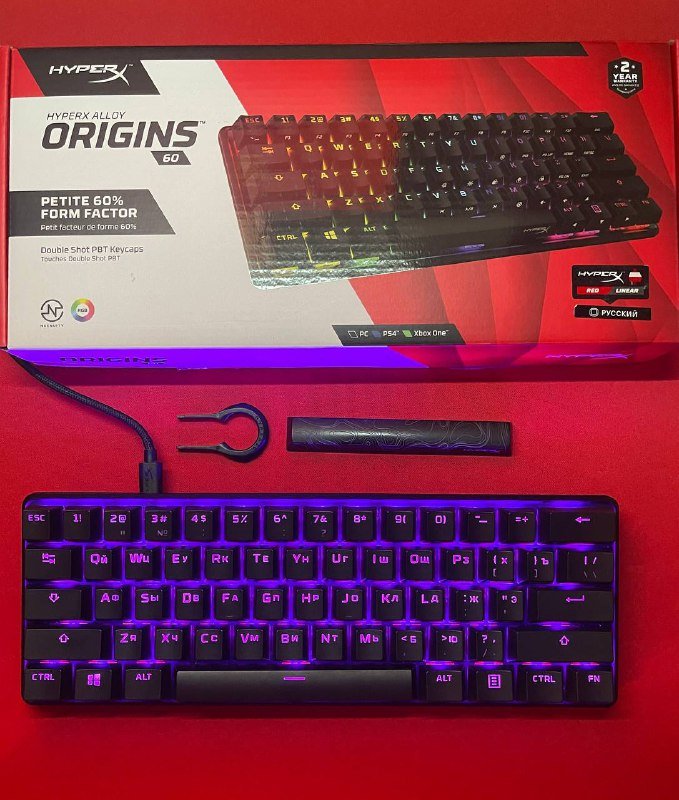 Клавиатура HyperX alloy origins 60%
