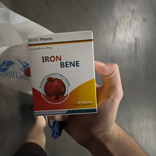 Iron Bene, липосомальное железо, 30 капсул