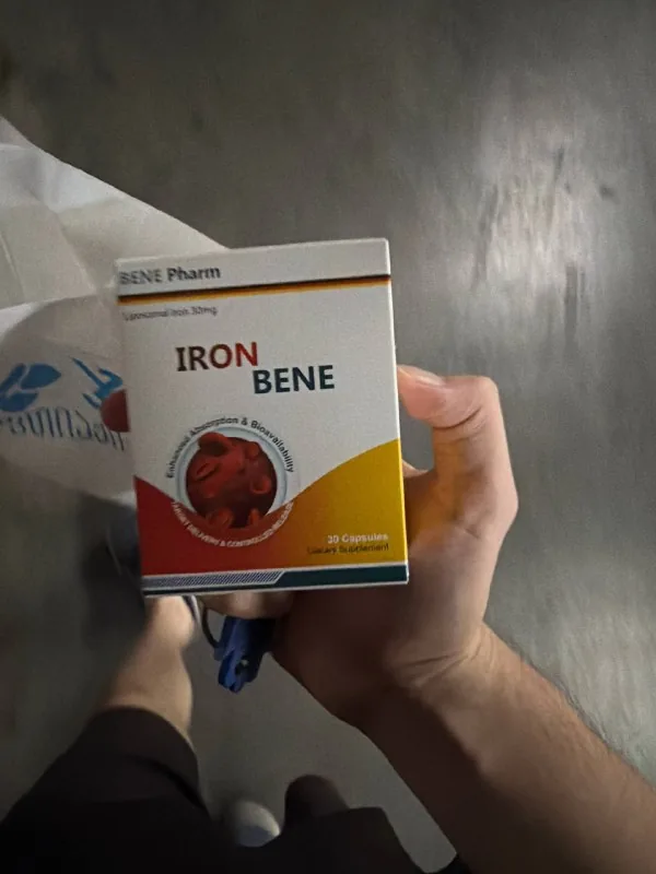 Iron Bene, липосомальное железо, 30 капсул