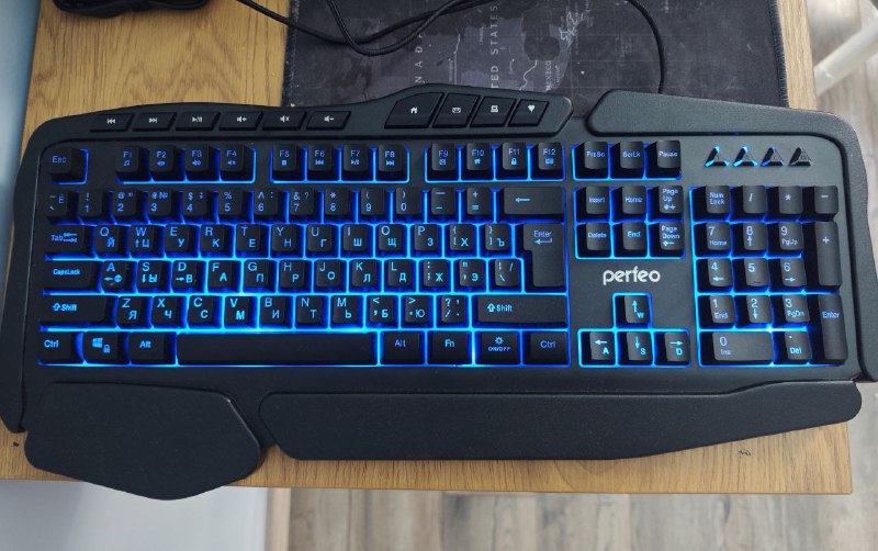 Клавиатура проводная игровая Perfeo PF_A4390 Strike 2
