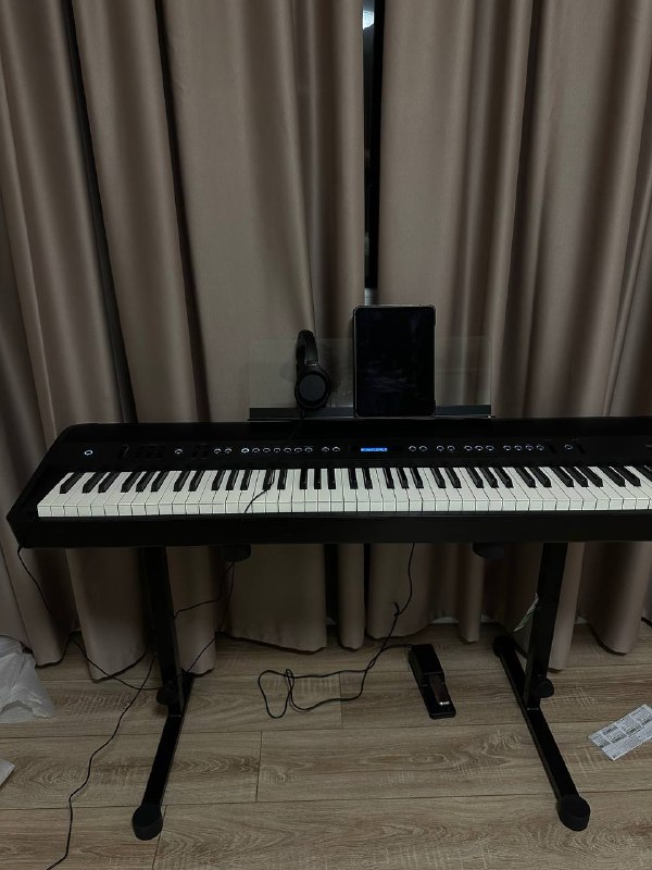 Синтезатор Roland FP-90X, подставка, педаль, чехол 1