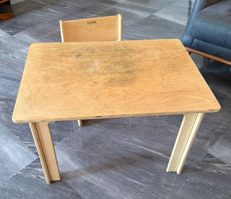 Монтессори стул и стол для детей 3-6 лет