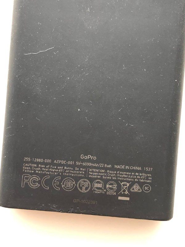 Powerbank GoPro оригинальный повербанк 6000 mAh 6