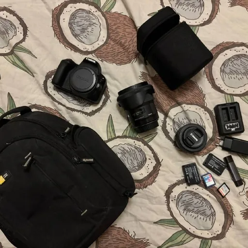 Canon EOS 200D, объективы, SD-карты, фоторюкзак