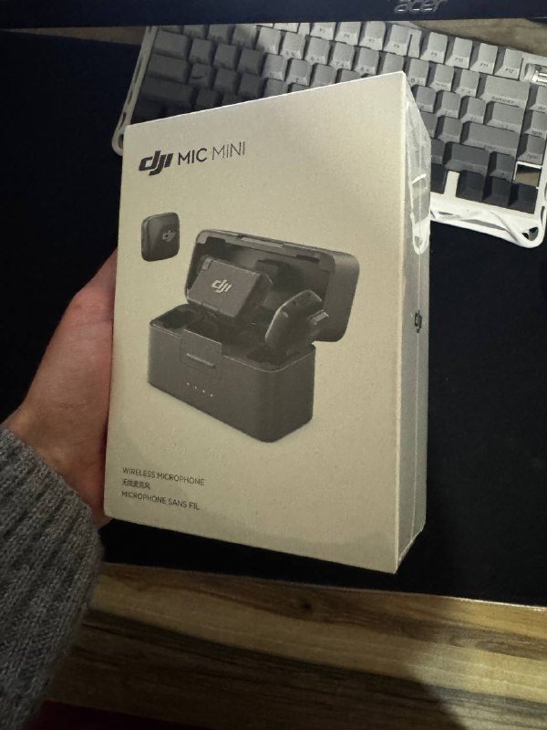 Петлички DJI Mic Mini запакованы