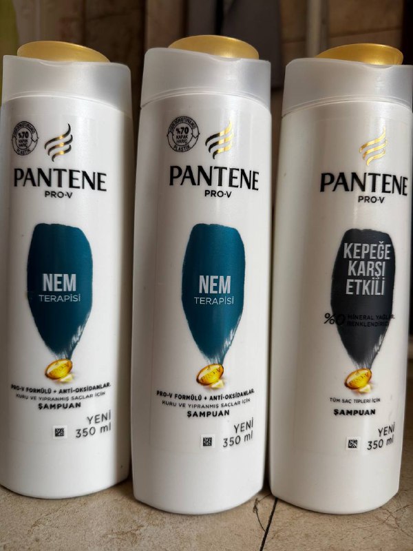 3 шампуня Pantene новые