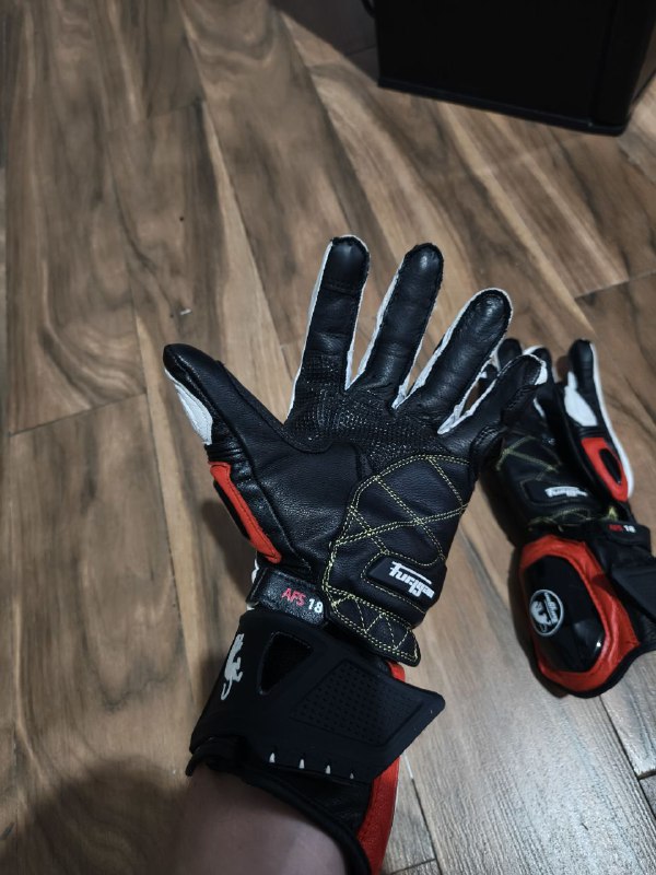 мотоперчатки кожа-кожзам новые 3