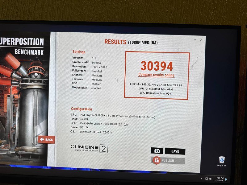 GeForce RTX 3080 10GB видеокарта 3