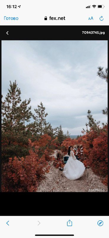 Элегантное свадебное платье на корсете 8