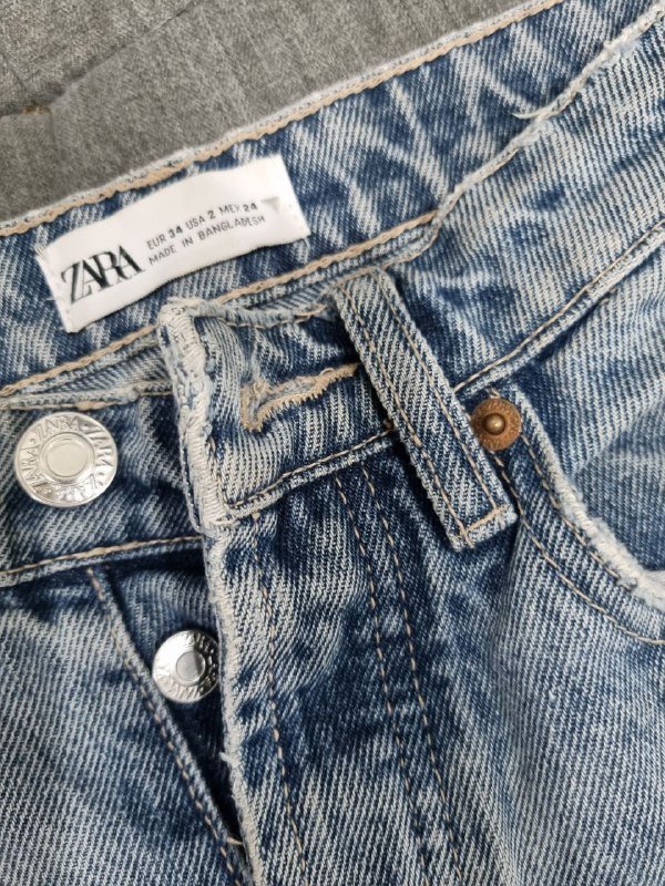 Джинсы прямого кроя ZARA 3