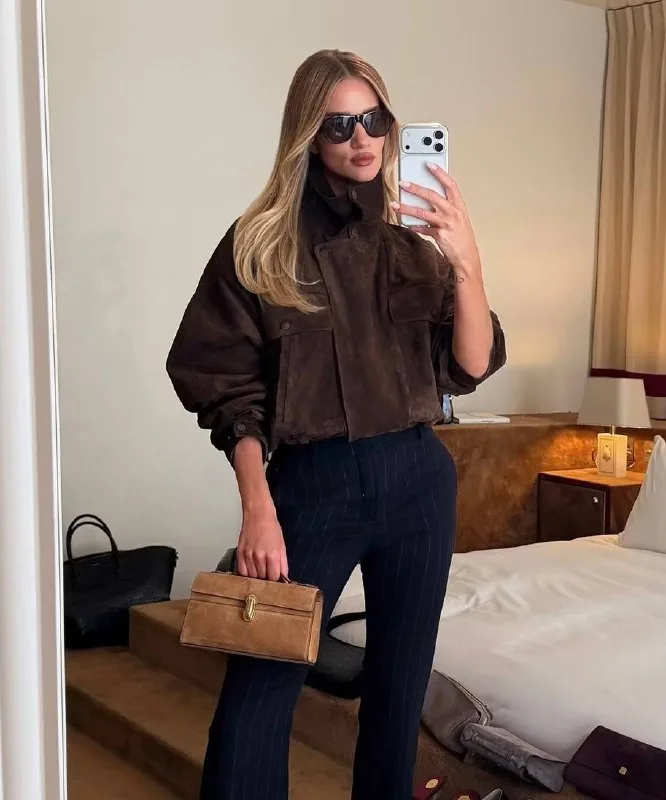 YSL Yves Saint Laurent suede jacket 1