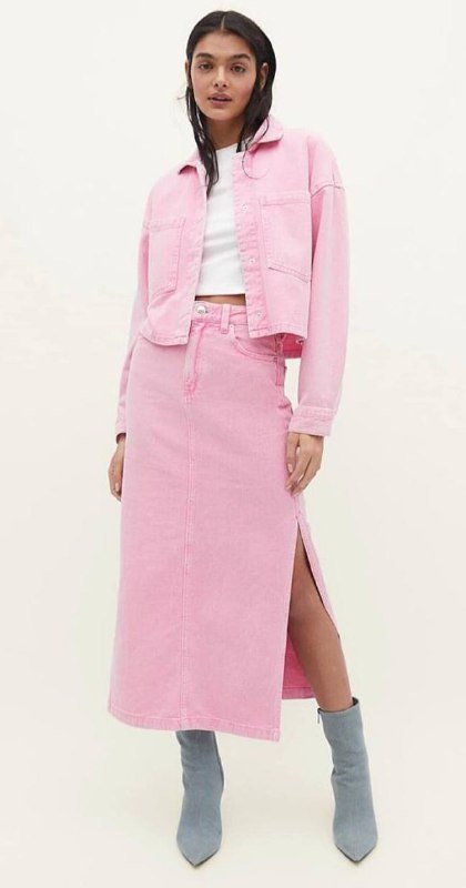 Юбка джинсовая Stradivarius