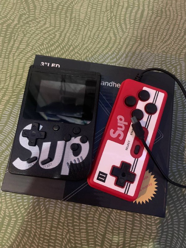 Портативная игровая приставка Sup Game Box, Очки Emporio Armani, Часы mi band 5, Очки Max Miller