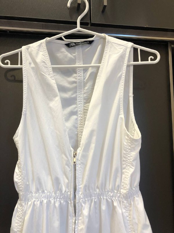 Платье ZARA с молнией спереди XS 5
