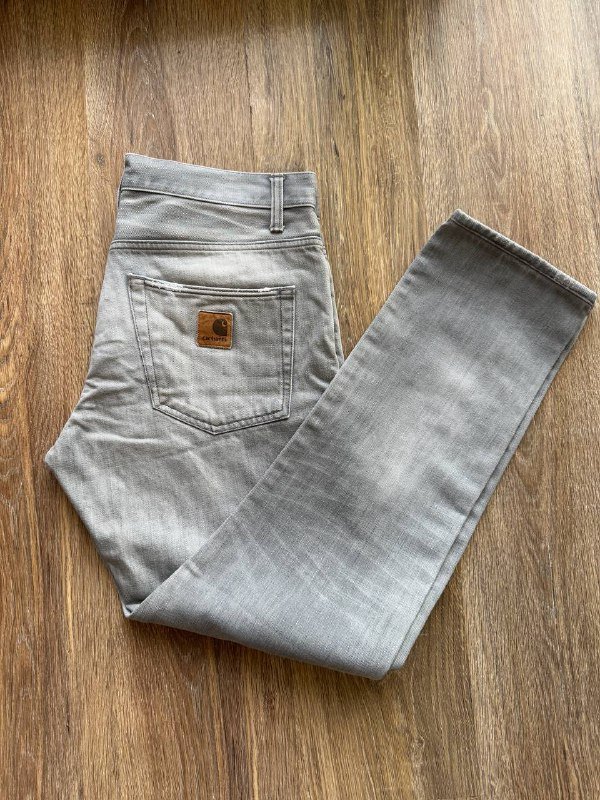 Джинсы Stone Island, Carhartt хаки, карие с вставками, серые, Sid Pant бежевые 3