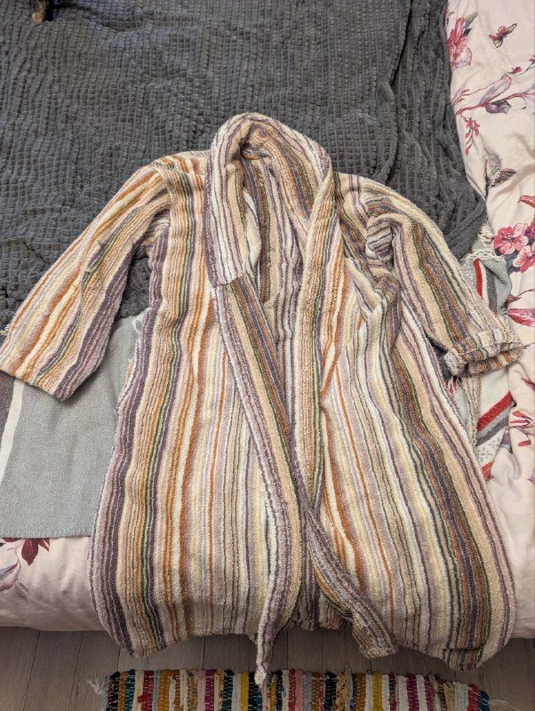 Махровый халат очень теплый