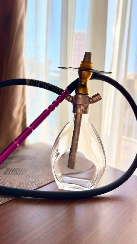 Кальян со стеклянной колбой и шлангом 2