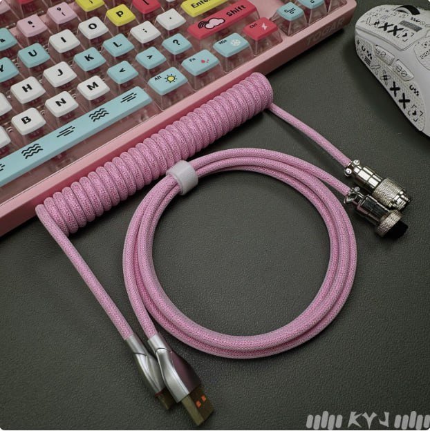 Coiled Cable для клавиатуры разных цветов 3